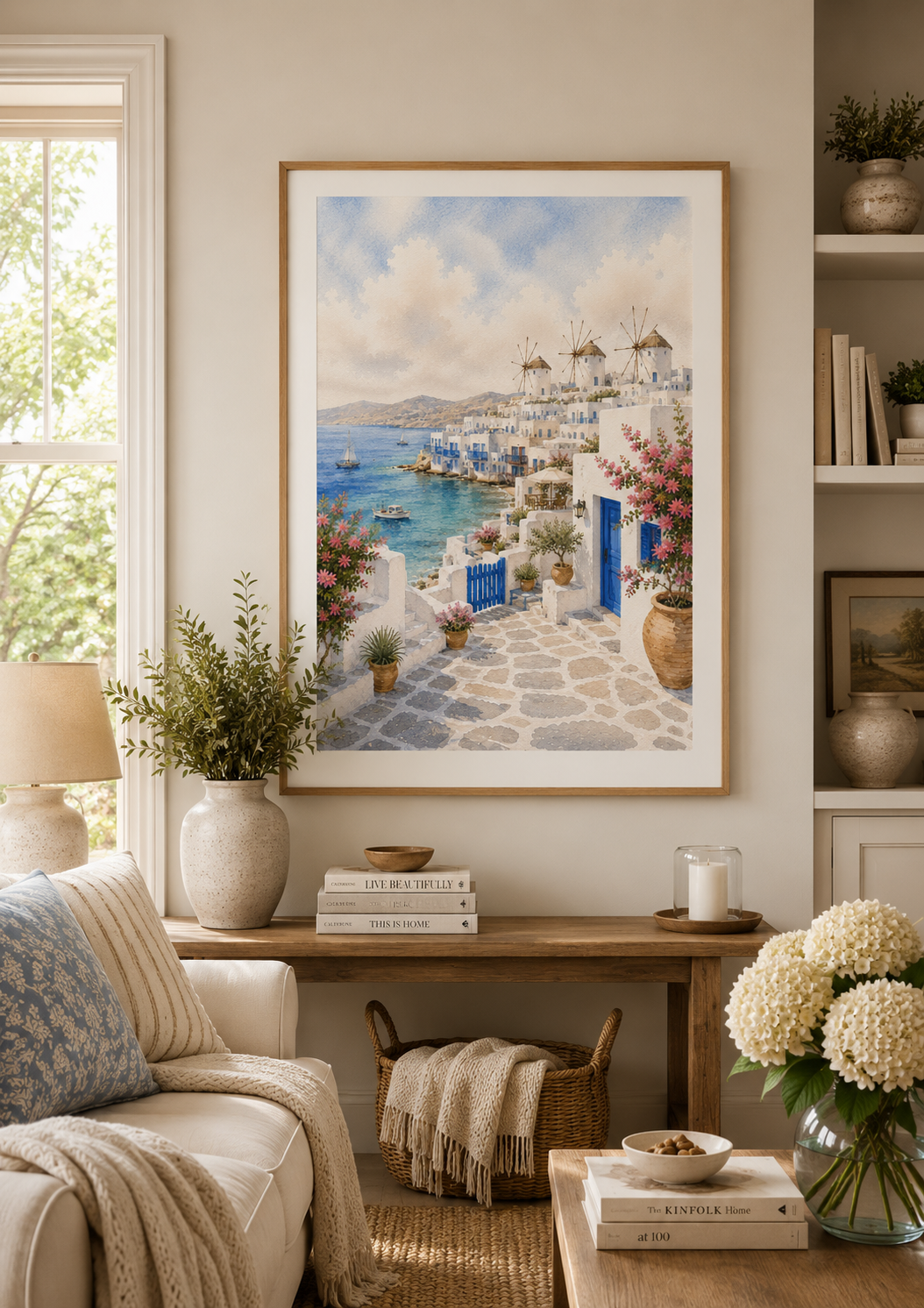 How to Style a Gallery Wall with Destination Prints