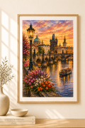 Prague watercolour print — original wall art by Sundays In Tuscany
