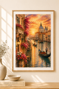 Venice watercolour print — original wall art by Sundays In Tuscany