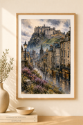Edinburgh watercolour print — original wall art by Sundays In Tuscany