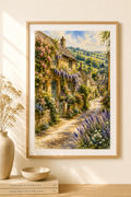 Cotswolds watercolour print — original wall art by Sundays In Tuscany
