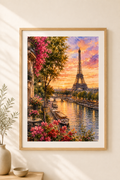 Paris watercolour print — original wall art by Sundays In Tuscany