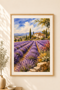 Provence watercolour print — original wall art by Sundays In Tuscany
