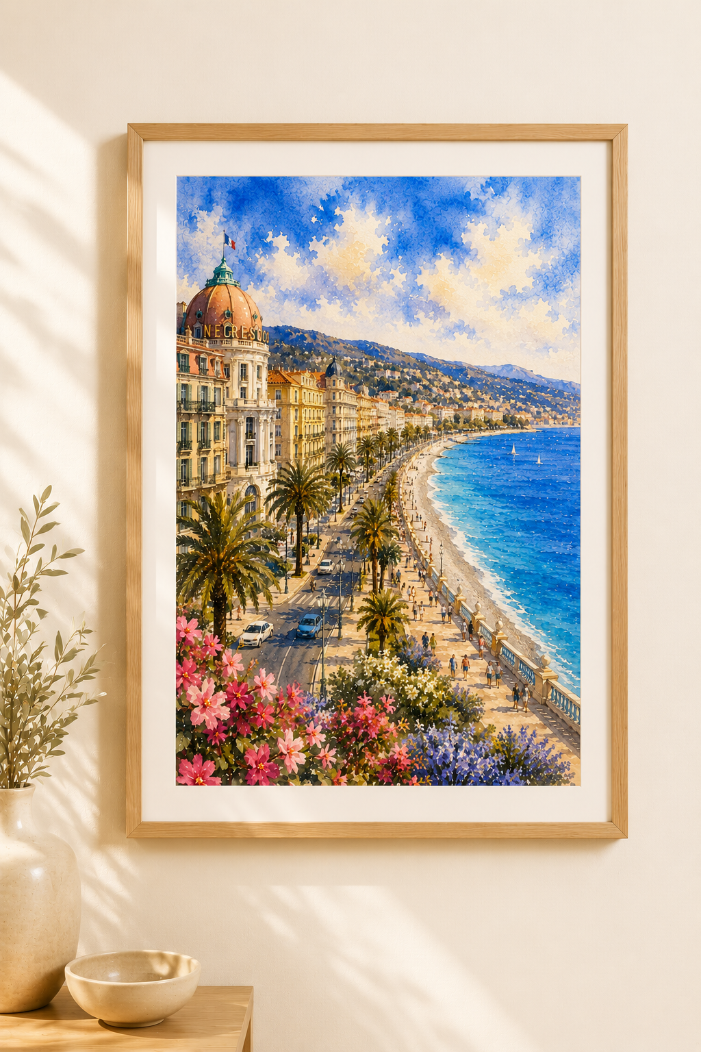 Nice watercolour print — original wall art by Sundays In Tuscany